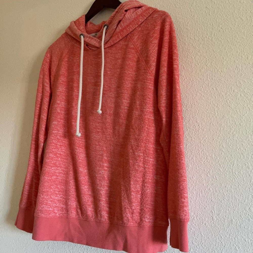 Stem‎ Nordstrom Salmon Textured Double Hoodie Pullover